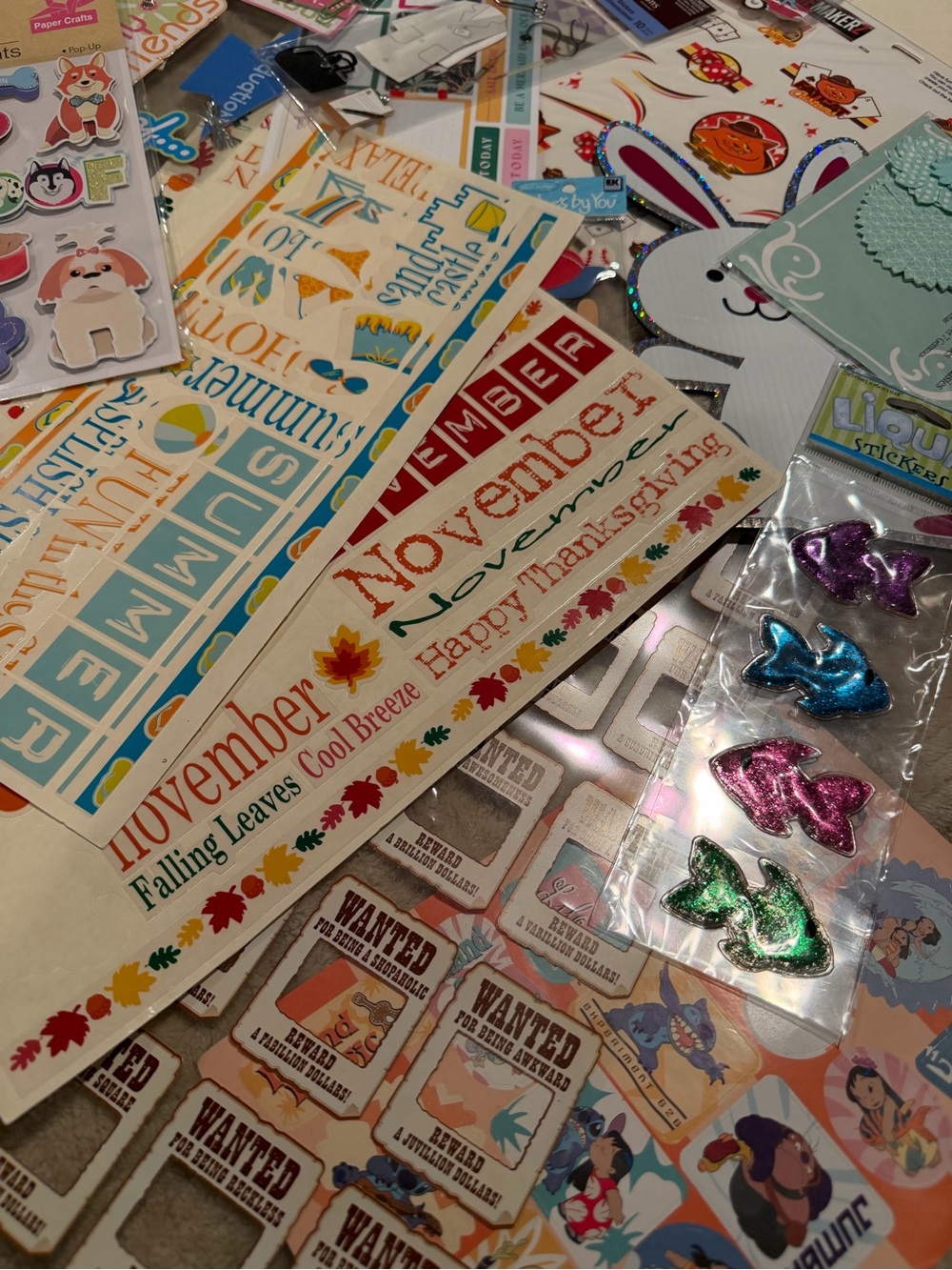 Sticker Assortment Pack - Multi Color Scrapbook Stickers - Picture 5 of 5